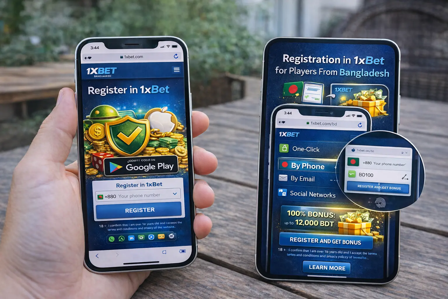 Registration in 1xBet for Players From Bangladesh