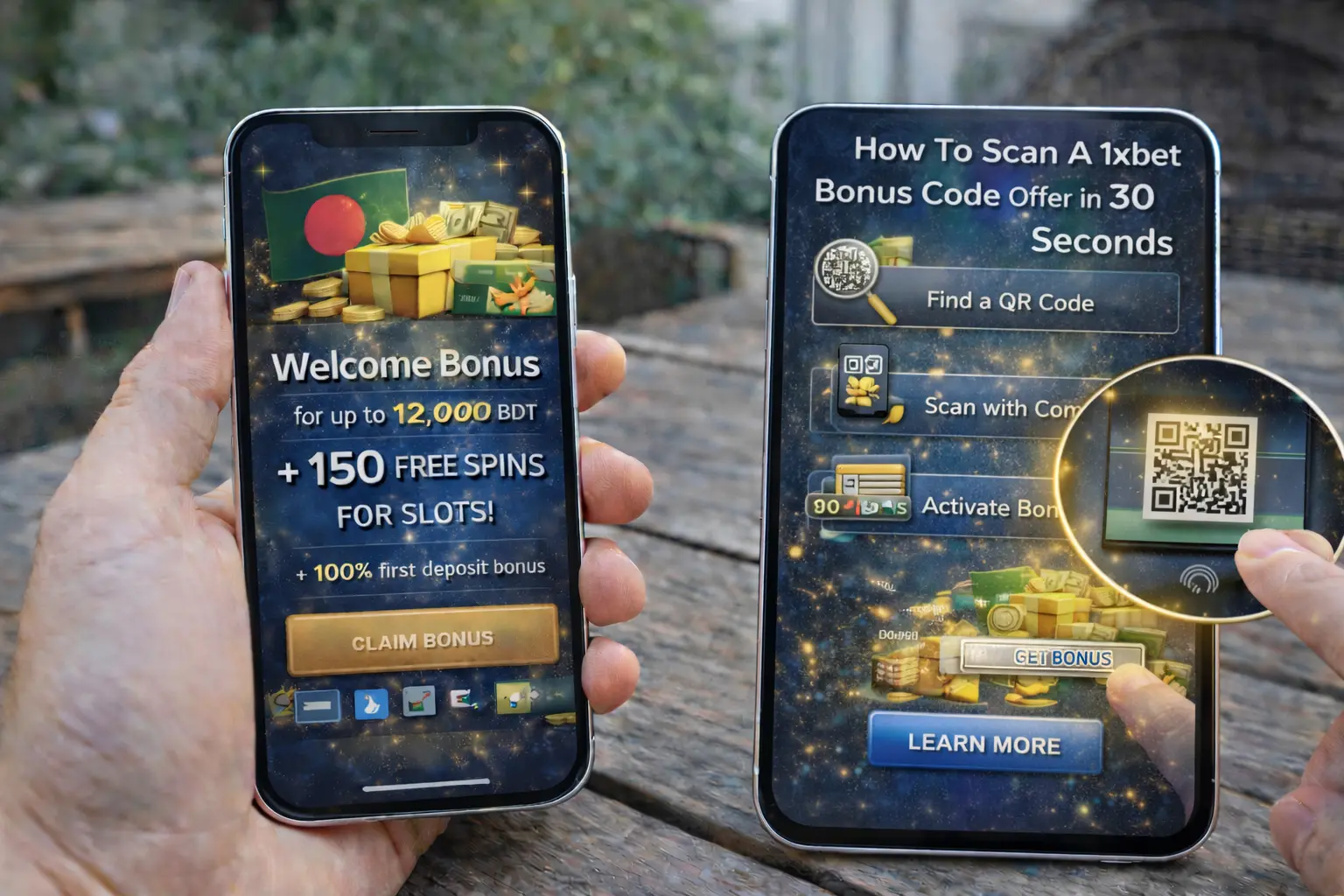 How To Scan A 1xBet Bonus Code Offer in 30 Seconds – Quick Guide