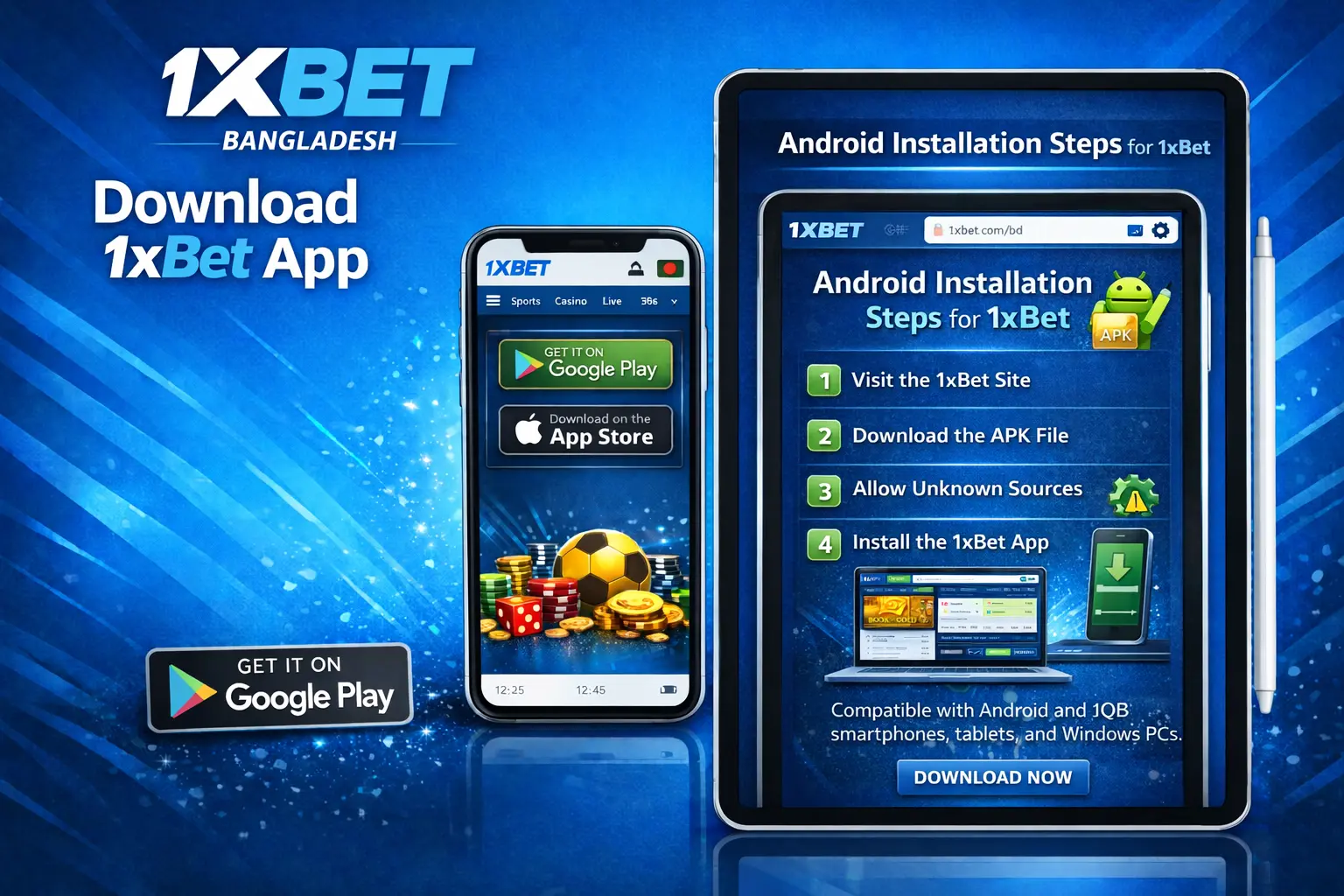 Android Installation Steps for 1xBet – APK Setup Guide